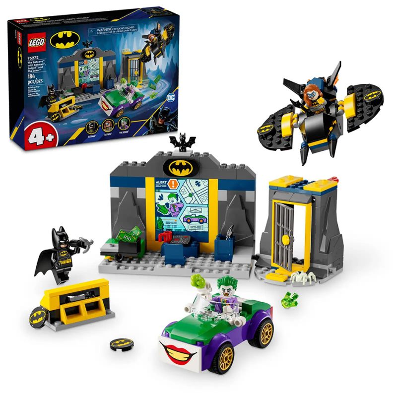 LEGO Batman 76272 - The Batcave with Batman Batgirl and The Joker