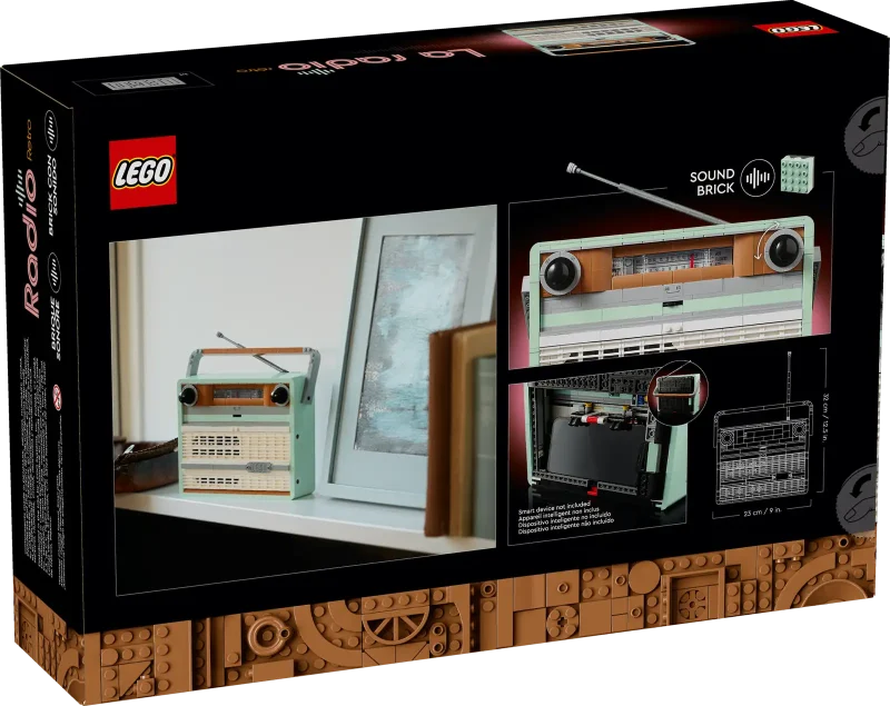 LEGO Icons 10334 Retro Radio Packaging