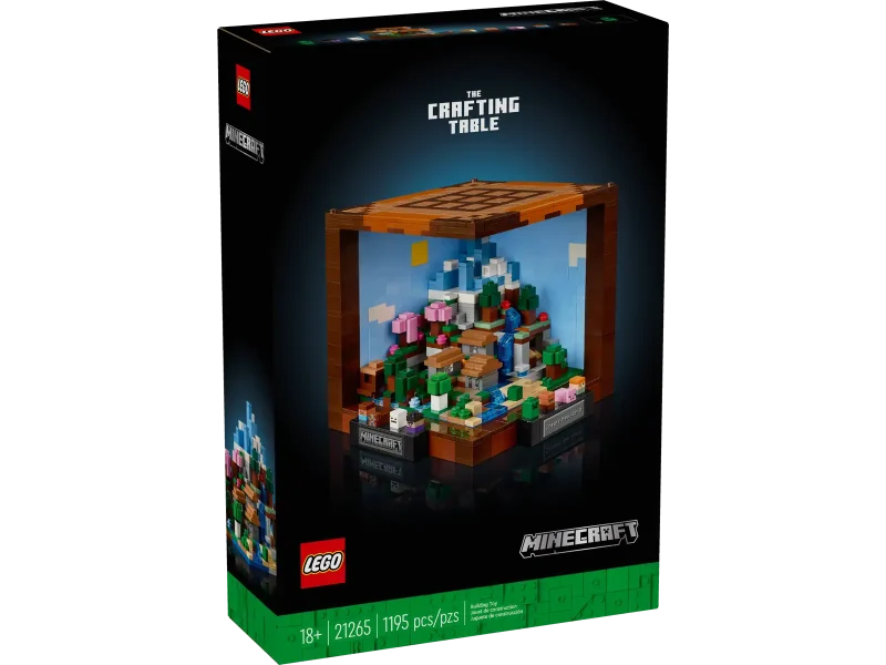 LEGO Minecraft 21265 The Crafting Table box