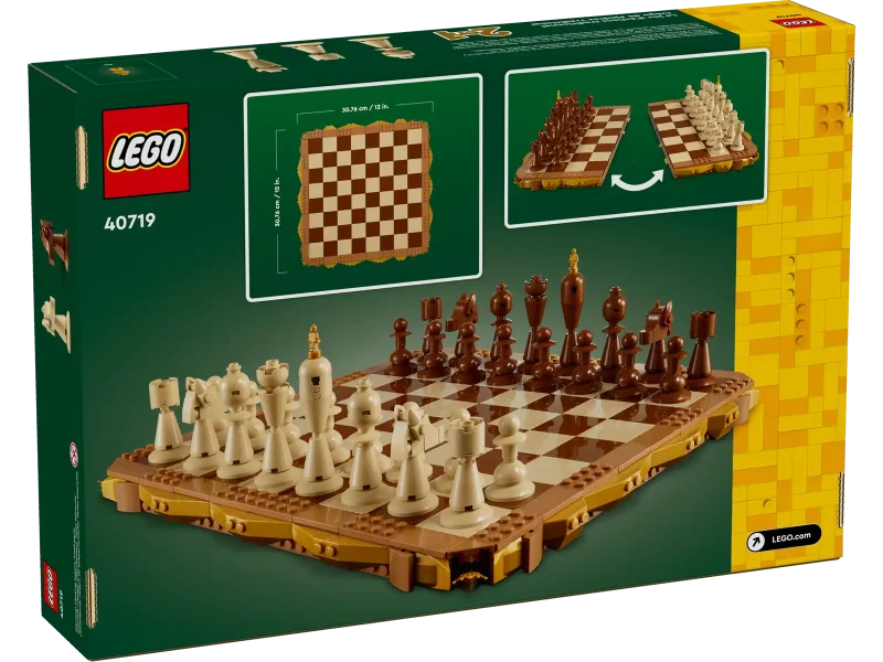 LEGO 40719 Traditional Chess Set box backside