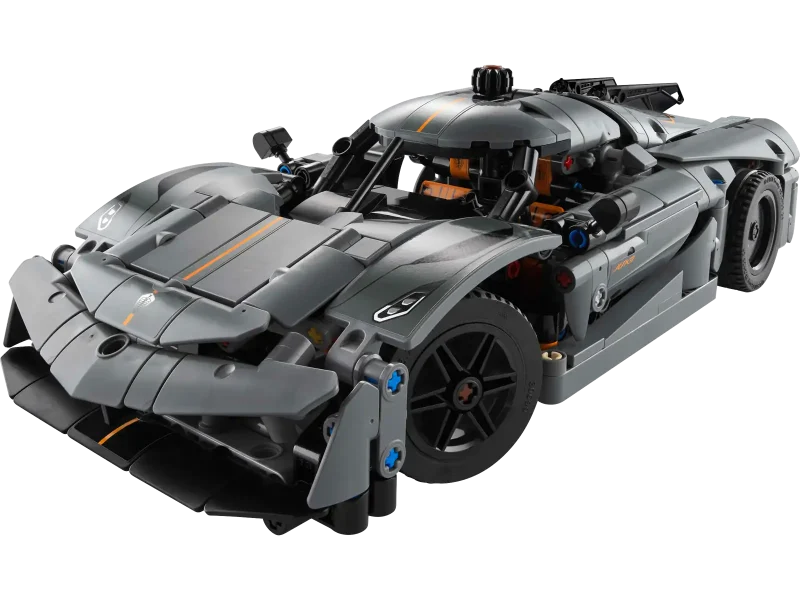 LEGO Technic 42173 Koenigsegg Jesko Absolut Grey Hypercar