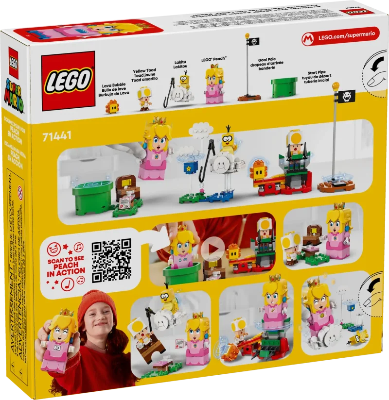 LEGO Super Mario 71441 Adventures with Interactive LEGO Peach box