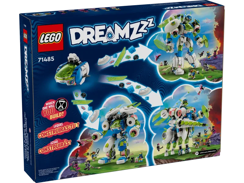 LEGO Dreamzzz 71485 Mateo and Z-Blob the Knight Battle Mech box