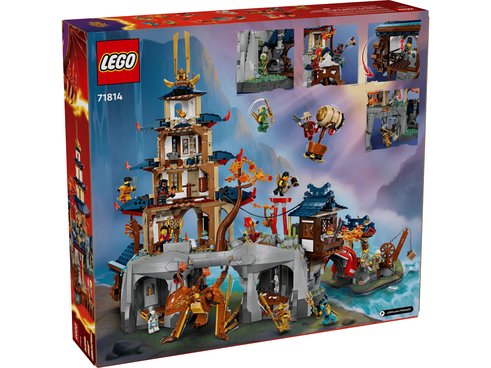 LEGO Ninjago Tournament Temple City 71814 Packaging