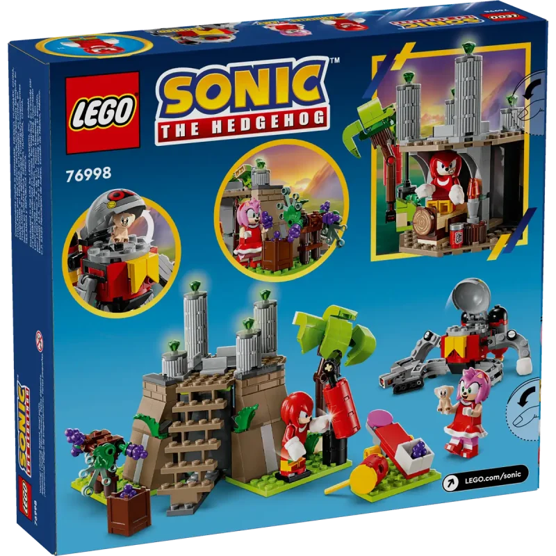 LEGO Sonic the Hedgehoc 76998 Knuckles and the Master Emerald Shrine box