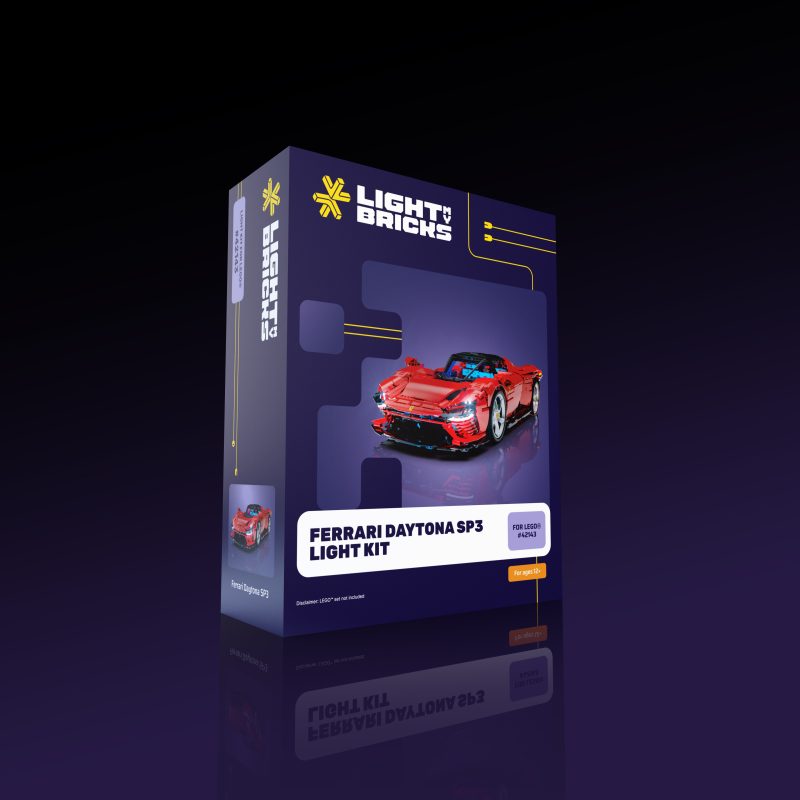 Light My Bricks Light Kit for LEGO 42143 Ferrari Daytona SP3 box
