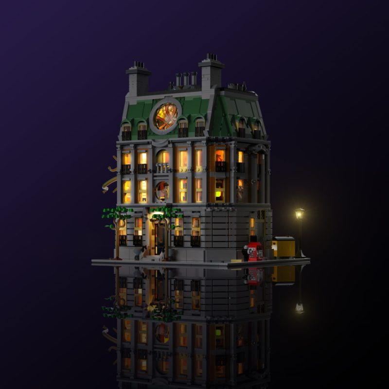 Light My Bricks Light Kit for LEGO 76218 Marvel Sanctum Sanctorum - Front
