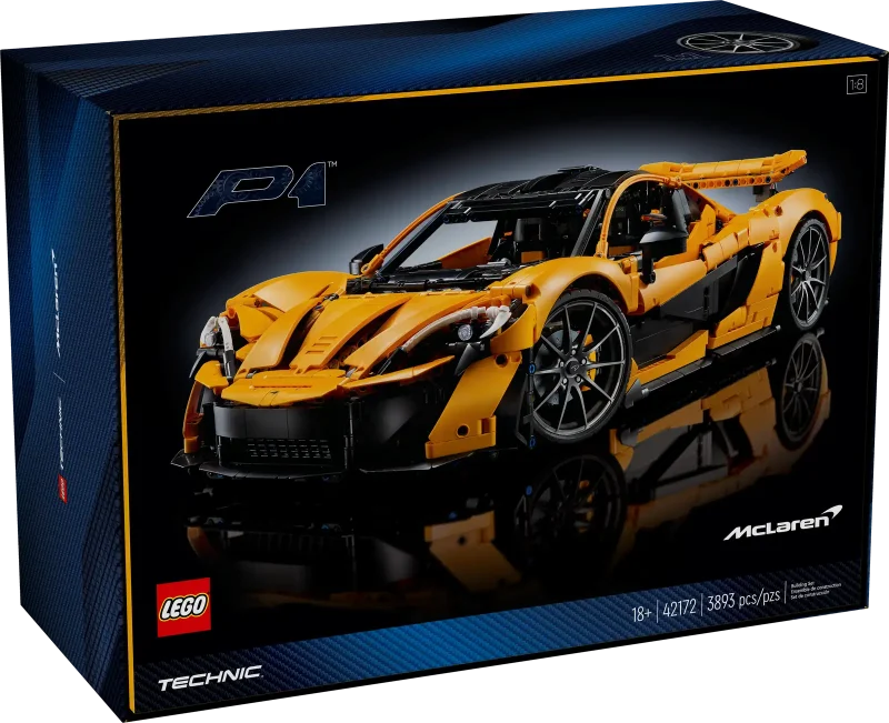 LEGO Technic 42172 McLaren P1 box backside