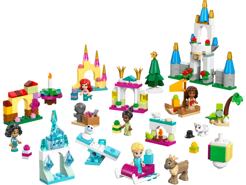 LEGO 43253 Disney Advent Calendar 2024 content