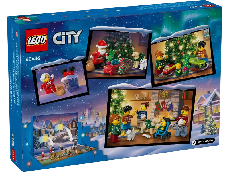 LEGO 60436 City Advent Calendar 2024 box backside