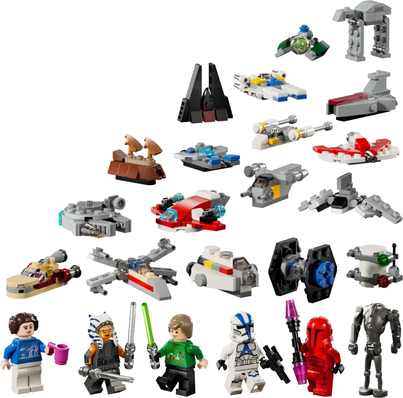 LEGO 75395 Star Wars Advent Calendar 2024 content