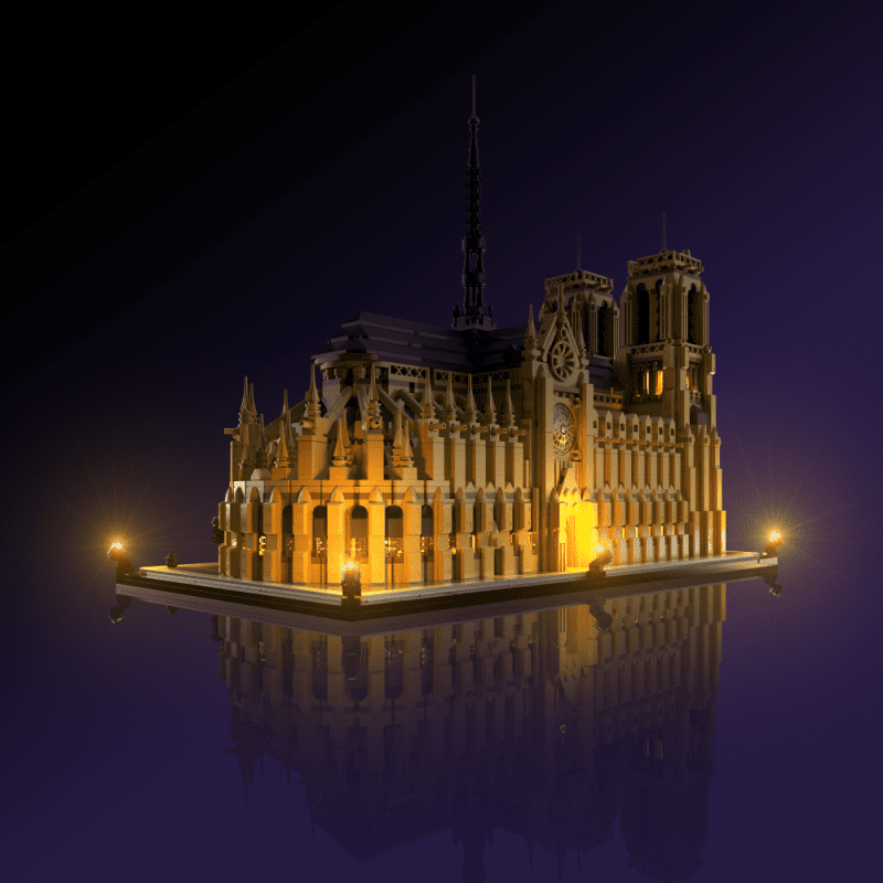 Light My Bricks 2.0 Light Kit for LEGO 21061 Notre-Dame de Paris