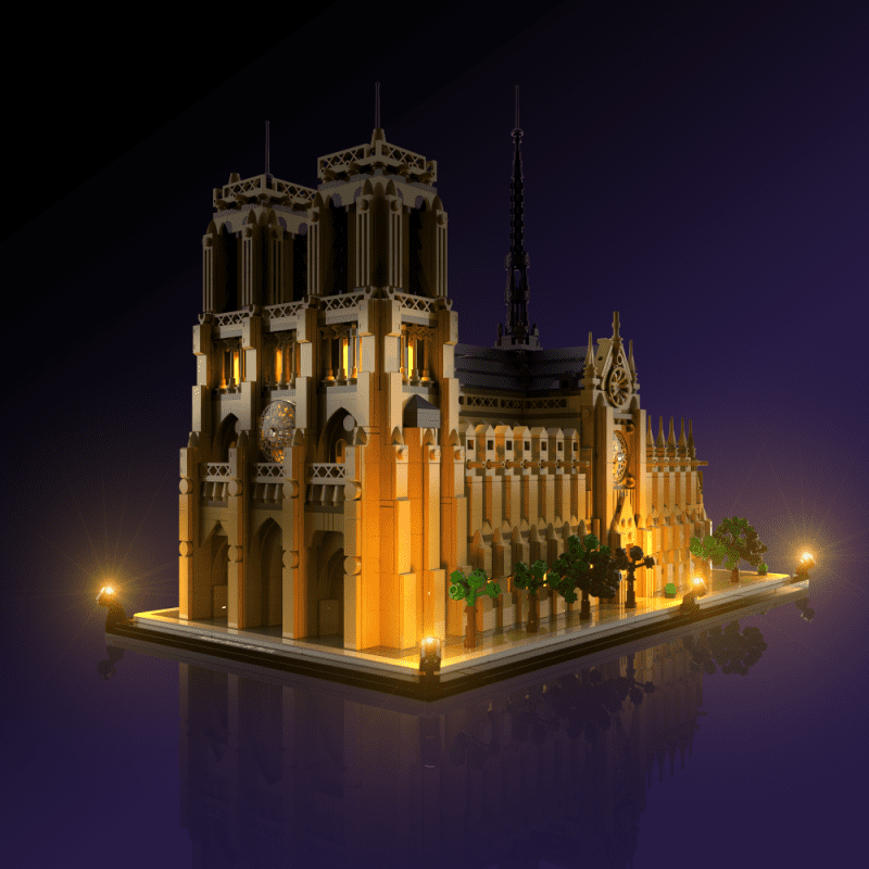 Light My Bricks 2.0 Light Kit for LEGO 21061 Notre-Dame de Paris