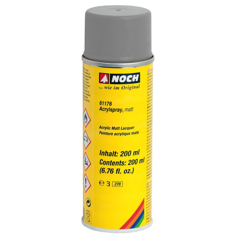 Noch 61176 Acrylic Spray, Matt, Grey