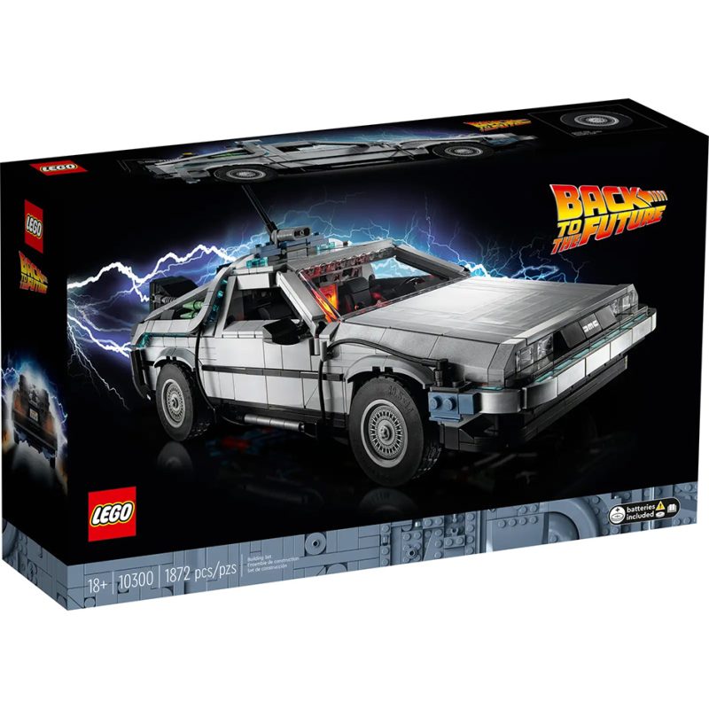 LEGO 10300 Back to the Future Time Machine box