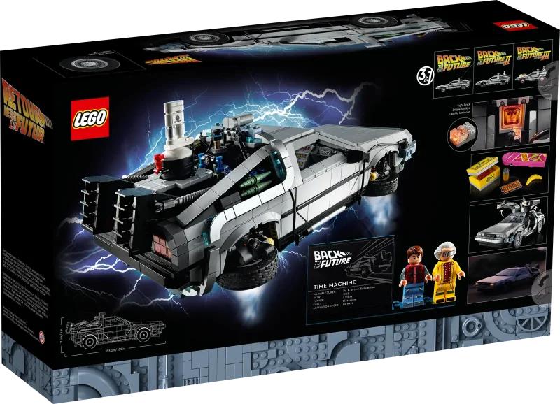 LEGO 10300 Back to the Future Time Machine box