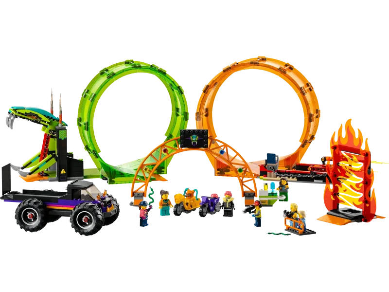 LEGO City Stuntz 60339 Double Loop Stunt Arena