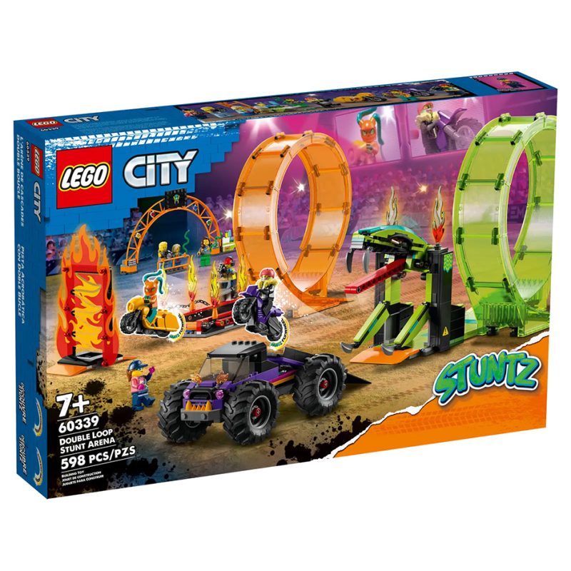 LEGO City Stuntz 60339 Double Loop Stunt Arena box