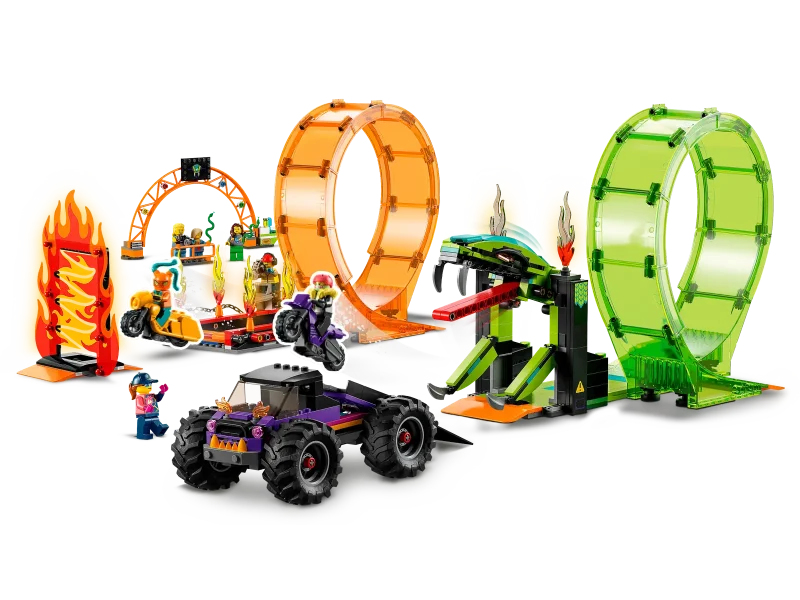 LEGO City Stuntz 60339 Double Loop Stunt Arena