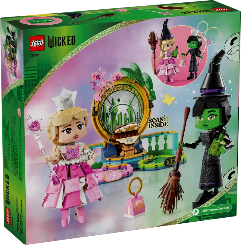 LEGO Wicked 75682 Elphaba & Glinda Figures box