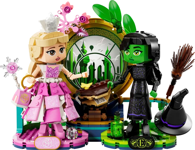 LEGO Wicked 75682 Elphaba & Glinda Figures