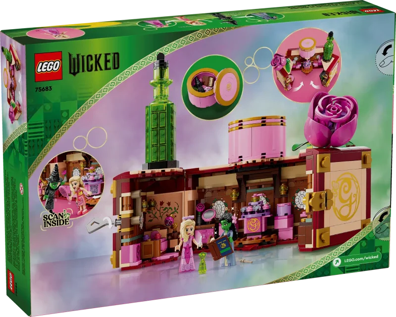 LEGO Wicked 75683 Glinda & Elphaba's Dormitory box