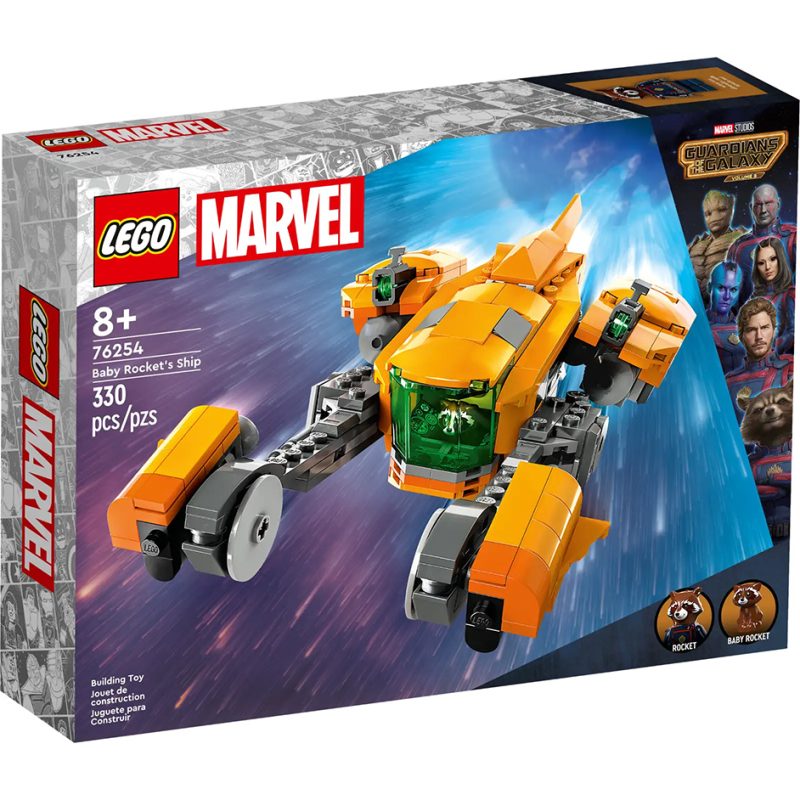 LEGO Marvel 76254 - Baby Rocket's Ship box