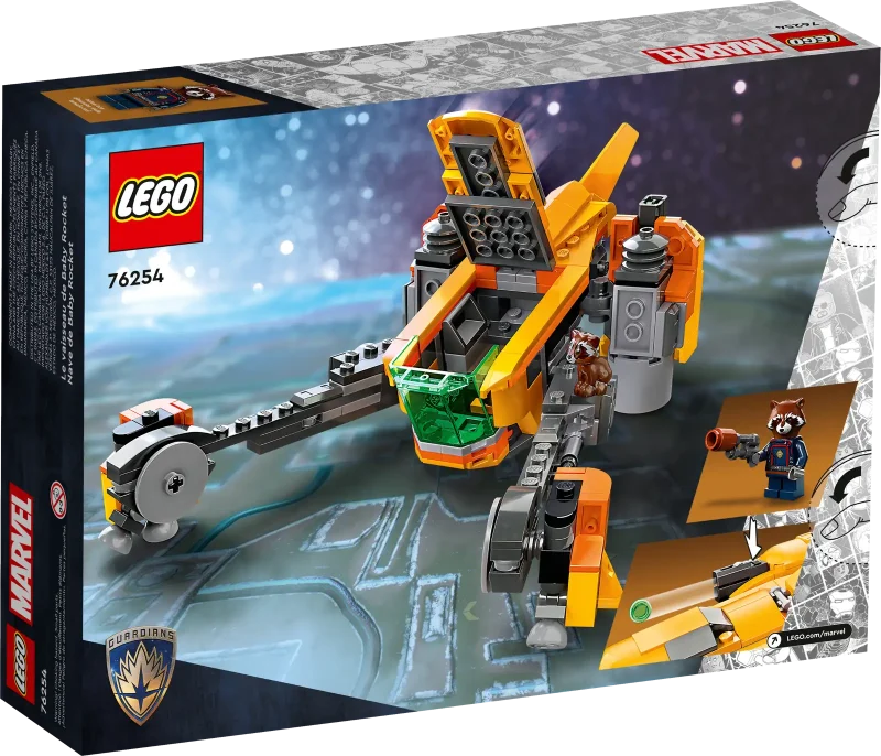 LEGO Marvel 76254 - Baby Rocket's Ship box