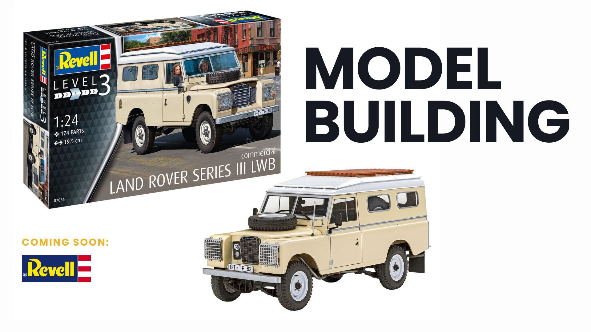 Revell Model Building Land Rover Series III LWB