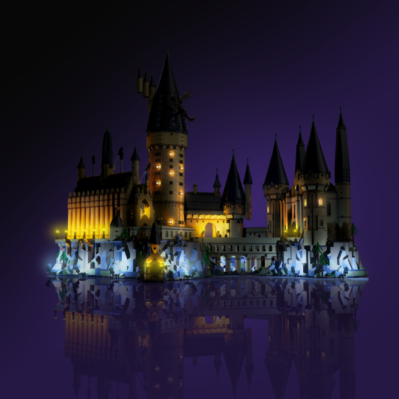 Light My Bricks 2.0 Light Kit for LEGO 71043 Harry Potter Hogwarts Castle