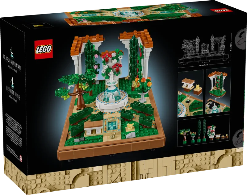 LEGO Icons 10359 Fountain Garden Packaging