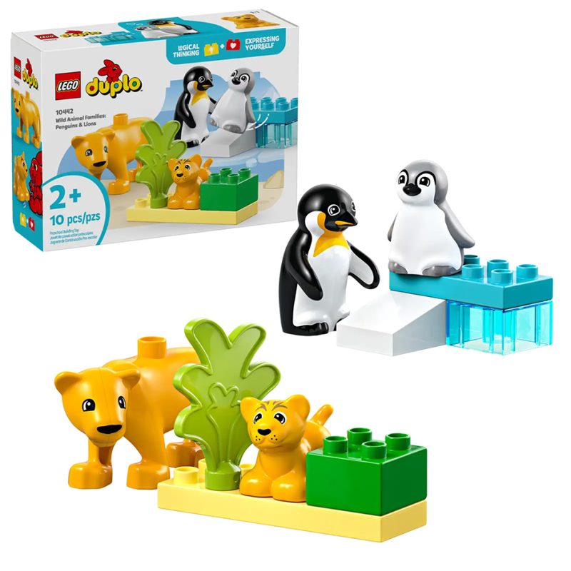 LEGO DUPLO 10442 Wild Animal Families: Penguins & Lions