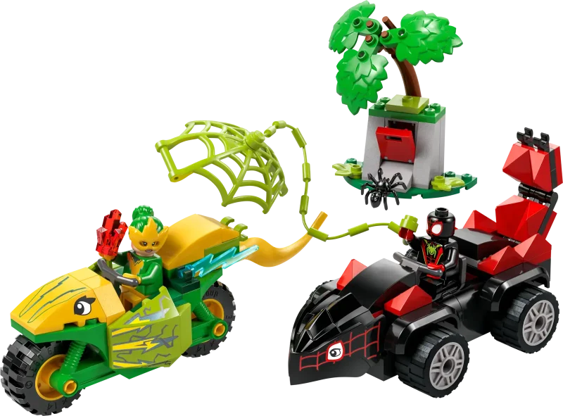 LEGO Marvel 11198 Spin and Electro Dinosaur Vehicle Chase