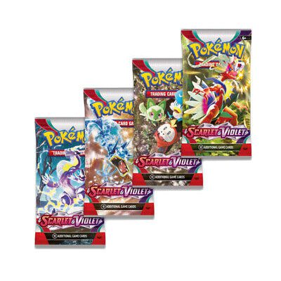 184-85324 Pokemon TCG Scarlet and Violet Booster