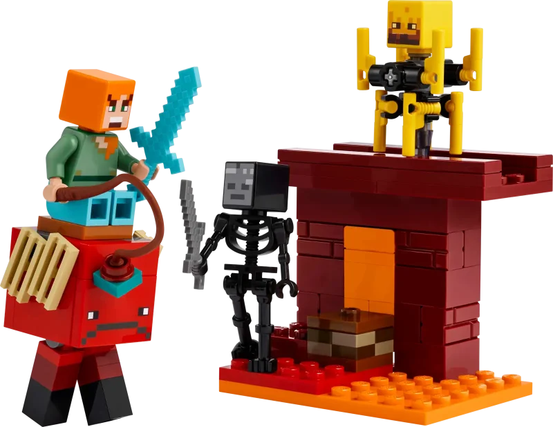 LEGO Minecraft 21266 The Nether Lava Battle