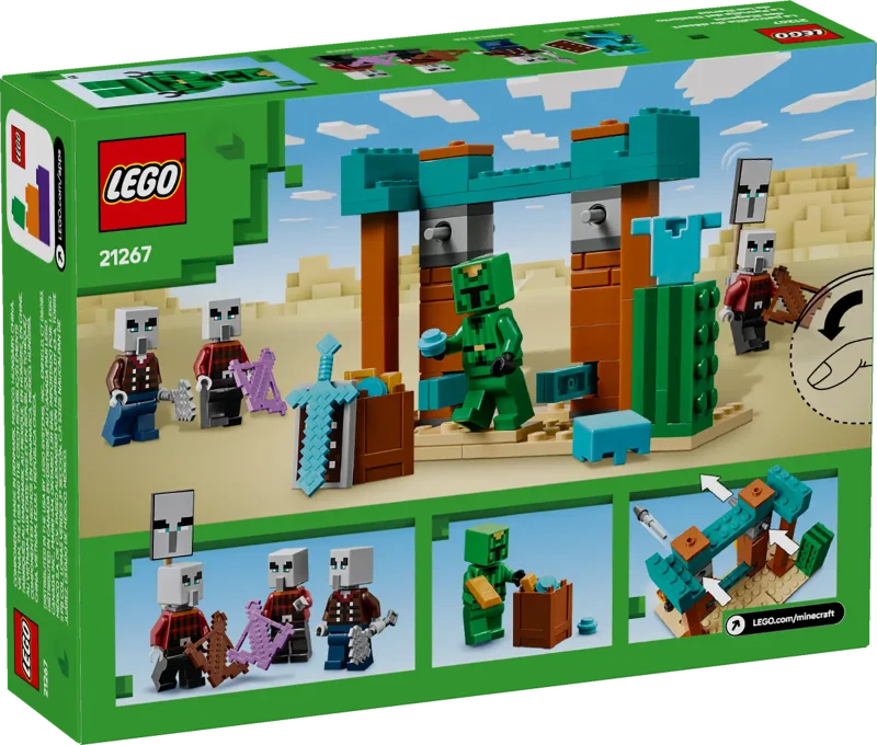 LEGO Minecraft 21267 The Illager Desert Patrol Packaging