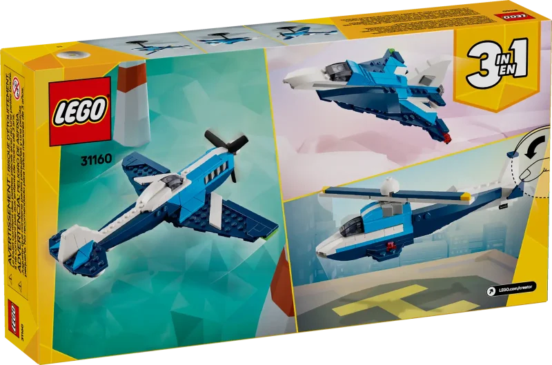 LEGO Creator 3in1 31160 Aircraft: Race Plane Packaging