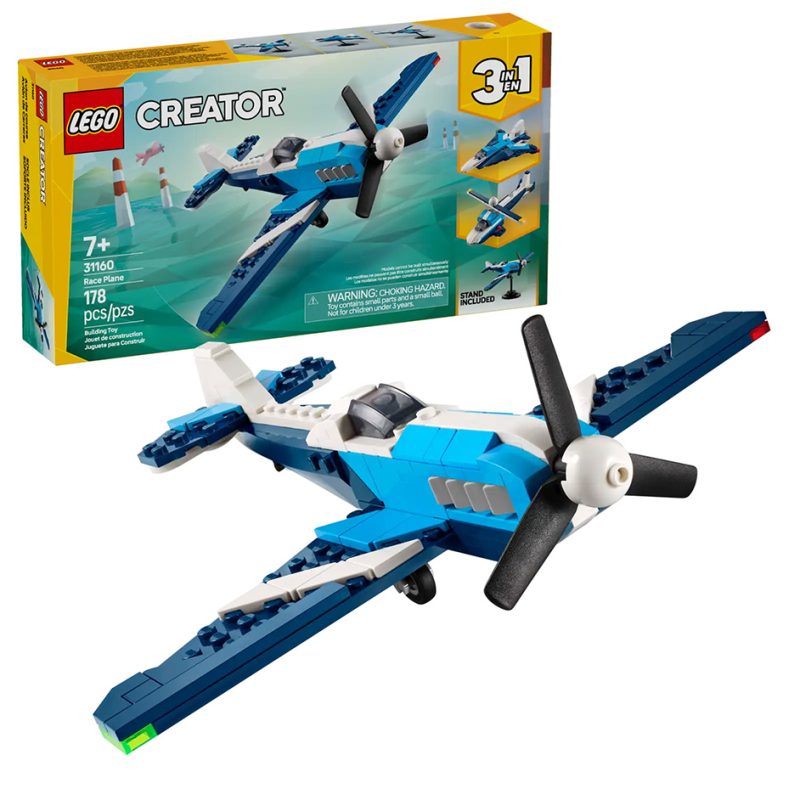 LEGO Creator 3in1 31160 Aircraft: Race Plane