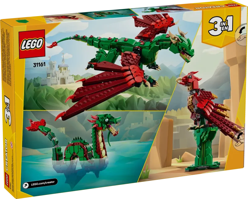 LEGO Creator 3in1 31161 Medieval Dragon Packaging