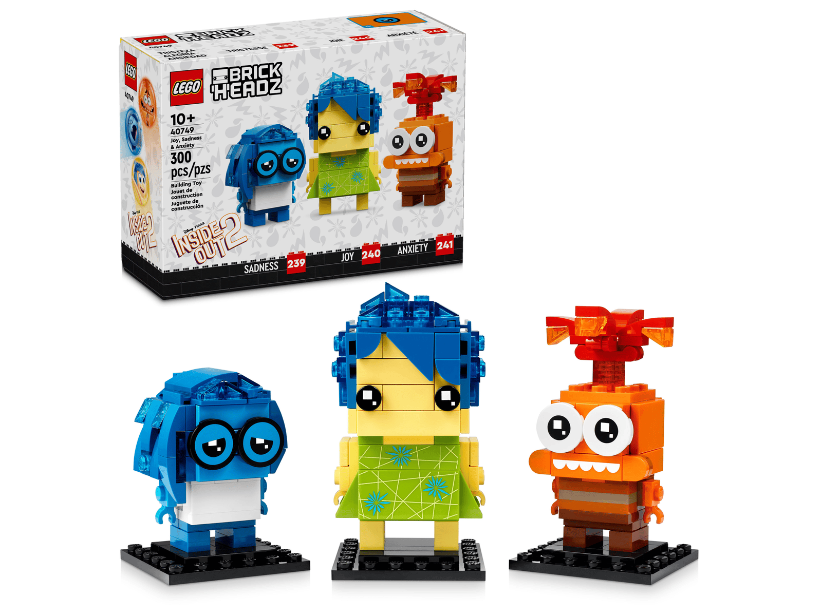 LEGO BrickHeadz Joy, Sadness & Anxiety 40749