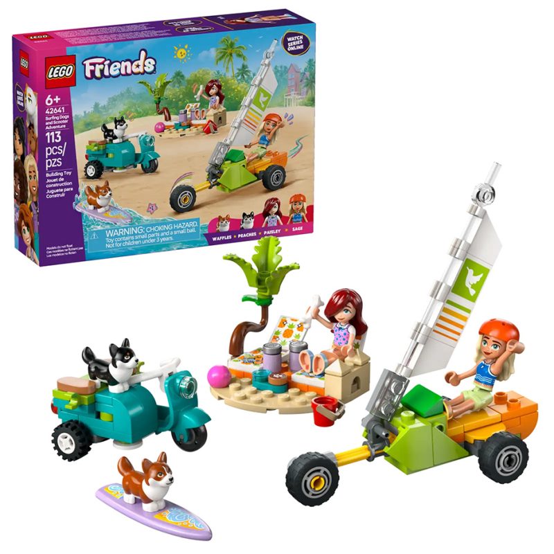 LEGO Friends 42641 Surfing Dogs and Scooter Adventure