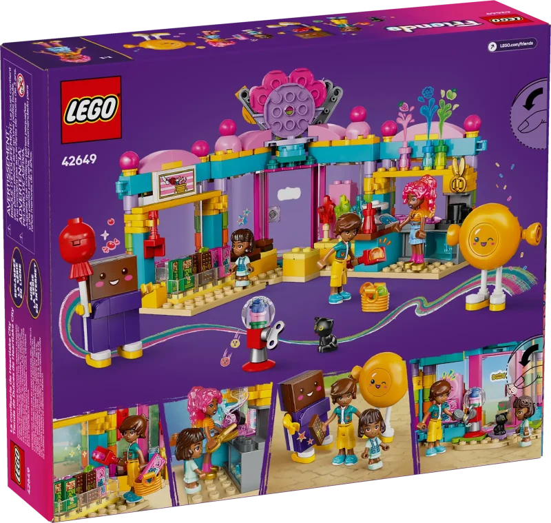 LEGO Friends 42649 Heartlake City Candy Store Packaging