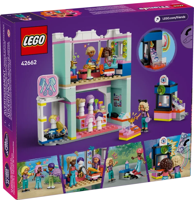 LEGO Friends 42662 Hair Salon and Accessories Store Packaging