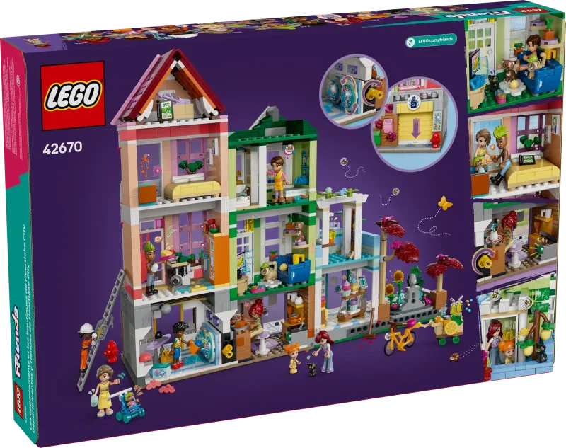 LEGO Friends 42670 Heartlake City Apartments and Stores Packaging