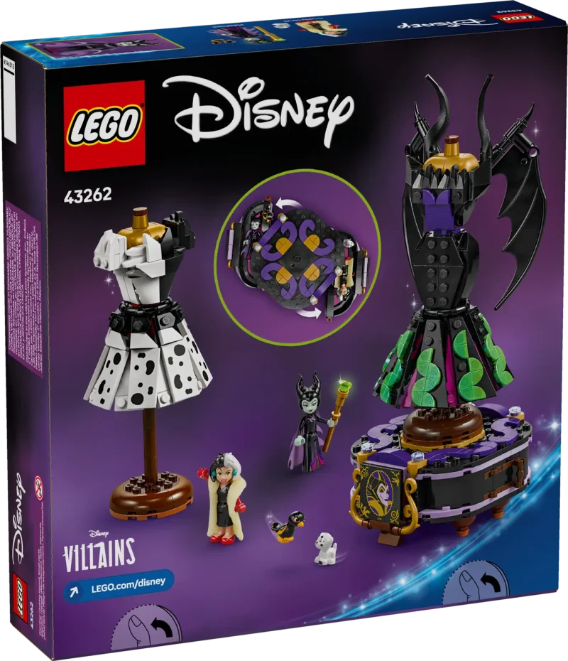 LEGO Disney 43262 Maleficent's and Cruella de Vil's Dresses