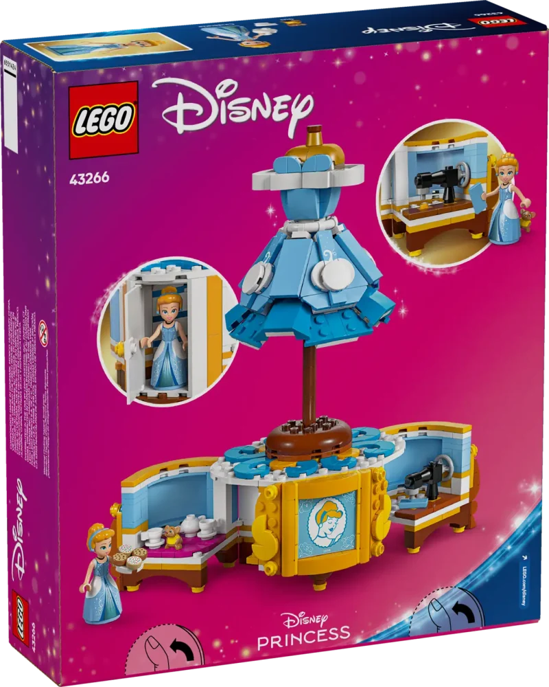 LEGO Disney 43266 Cinderella's Dress Packaging