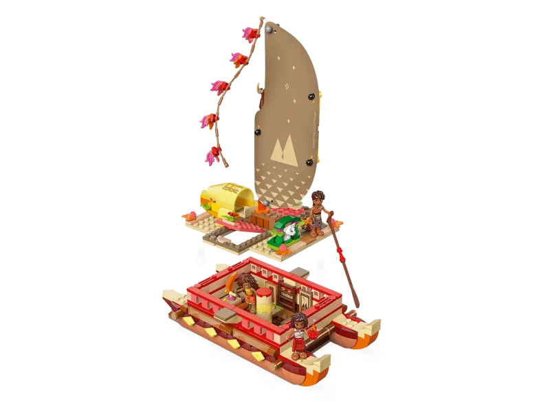 LEGO Disney 43270 Moana's Adventure Canoe