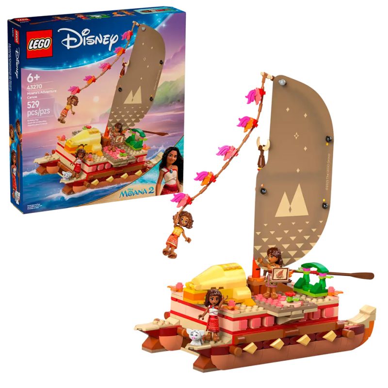 LEGO Disney 43270 Moana's Adventure Canoe