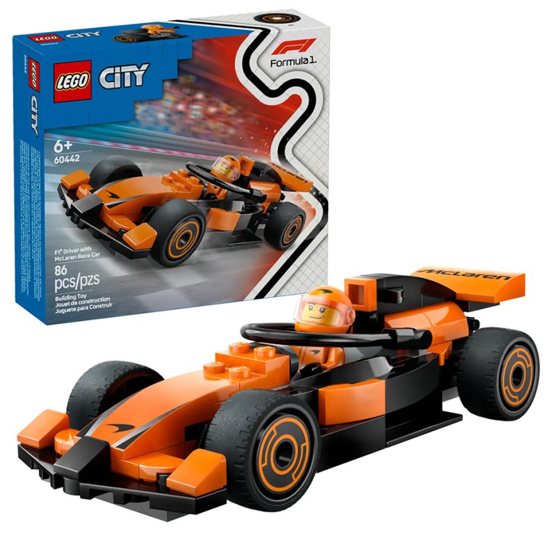 LEGO City 60442 F1® Driver with McLaren Race Car