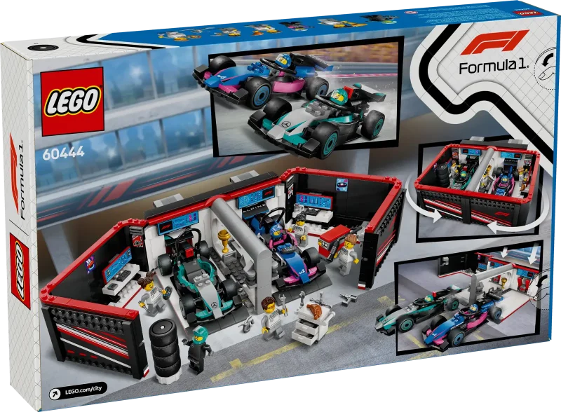 LEGO City F1® Garage & Mercedes-AMG & Alpine Cars Packaging